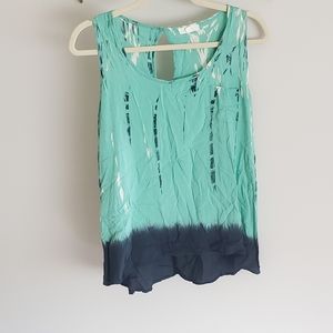 Edge Tie Dye color block Tank